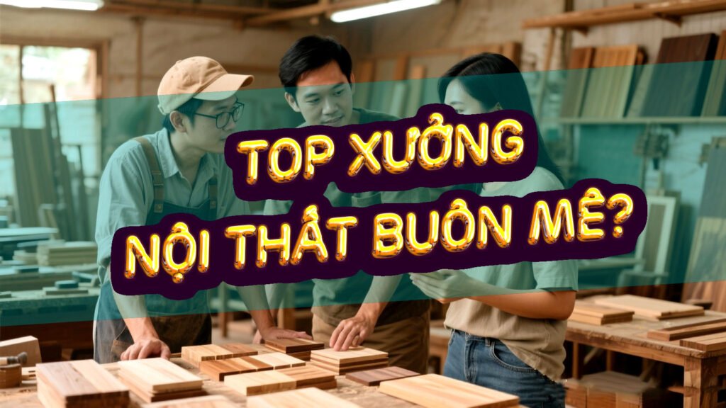 Top xưởng nội thất ở Buôn Ma Thuột Đắk Lắk