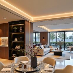 Thiết kế nội thất phòng khách biệt thự Buôn Ma thuột 3