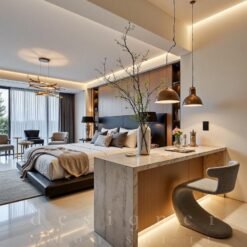 Thiết kế nội thất phòng khách biệt thự Buôn Ma thuột 2