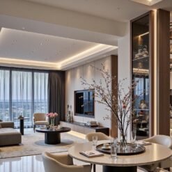 Thiết kế nội thất phòng khách biệt thự Buôn Ma thuột