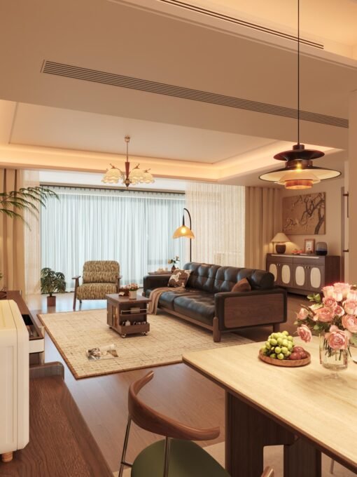 Thiết Kế Nội Thất Phòng Khách LV001-1