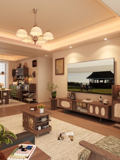 Thiết Kế Nội Thất Phòng Khách LV001-2